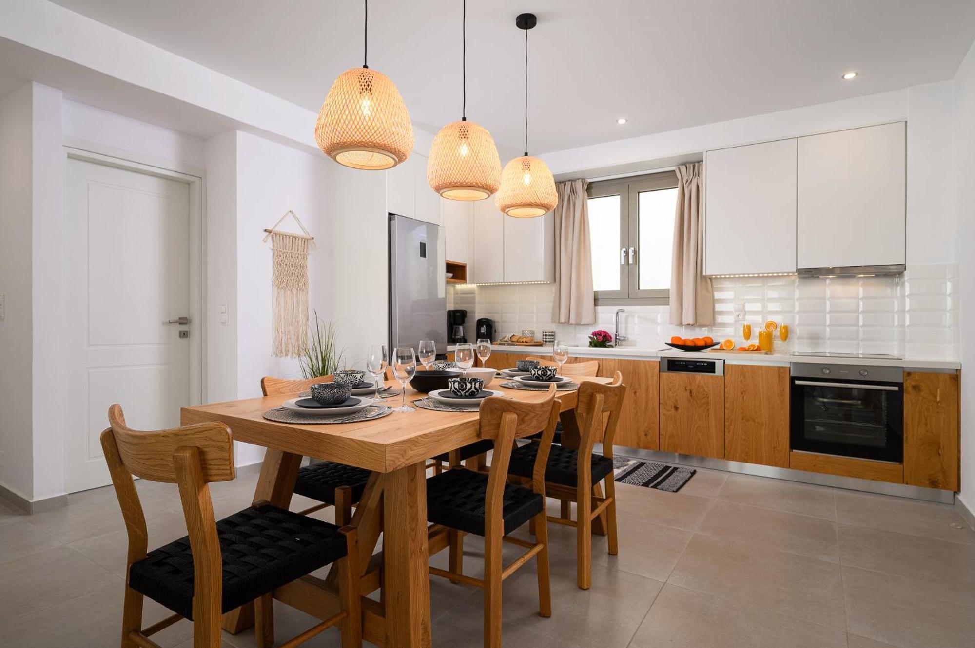 Ammokrinos Luxury Homes,150M From The Beach 칼라마키 외부 사진